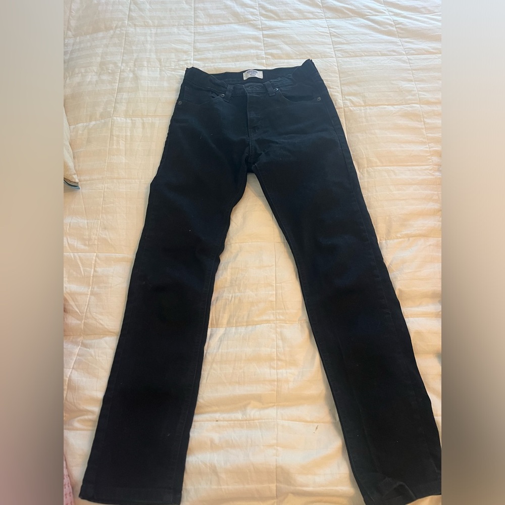 Levi black jeans (Denizen)skinny. 14 regular